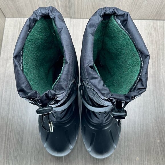 SOREL Snow Boots Youth Sz 4 Flurry Waterproof Insulated Winter Black 1638081016 - Picture 9 of 12